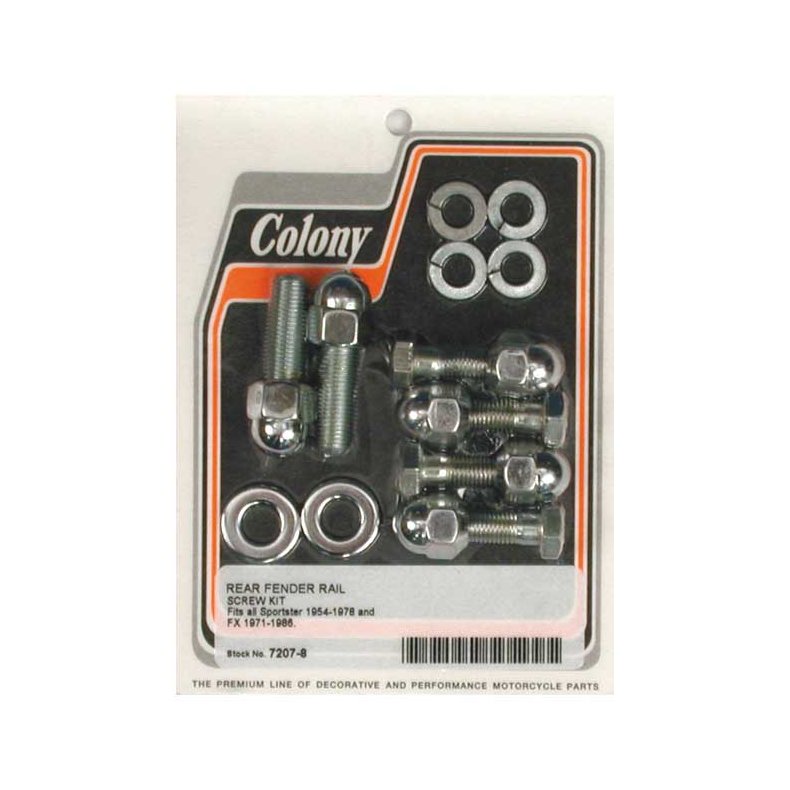 COLONY REAR FENDER MOUNT KIT, ACORN