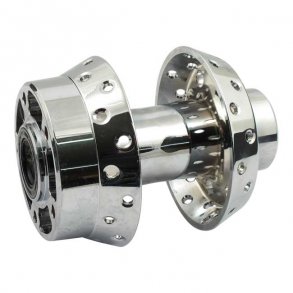 FRONT WHEEL HUB, CHROME
