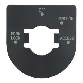 IGNITION SWITCH DECAL. 03-13 FLT/Touring 