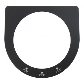 NAME PLATE, IGNITION SWITCH04-16 various Dyna; 15-16 FLD Switchback