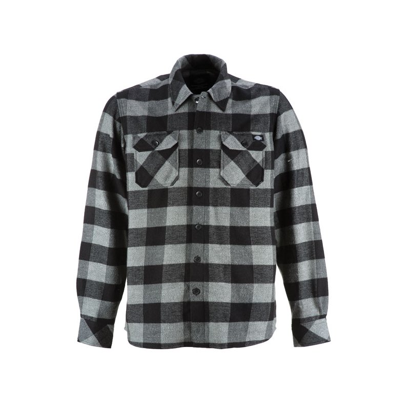 DICKIES SACRAMENTO SHIRT GREY MELANGE