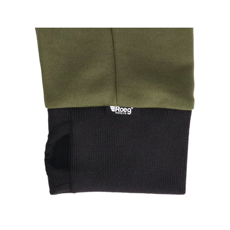 Roeg Frits track jacket army green 