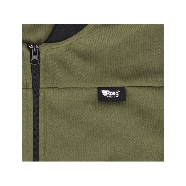 Roeg Frits track jacket army green 