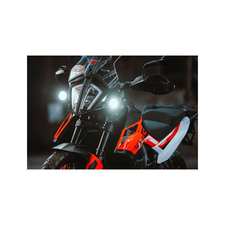 Kellermann, Dayron Classic PL, black. With turn signal