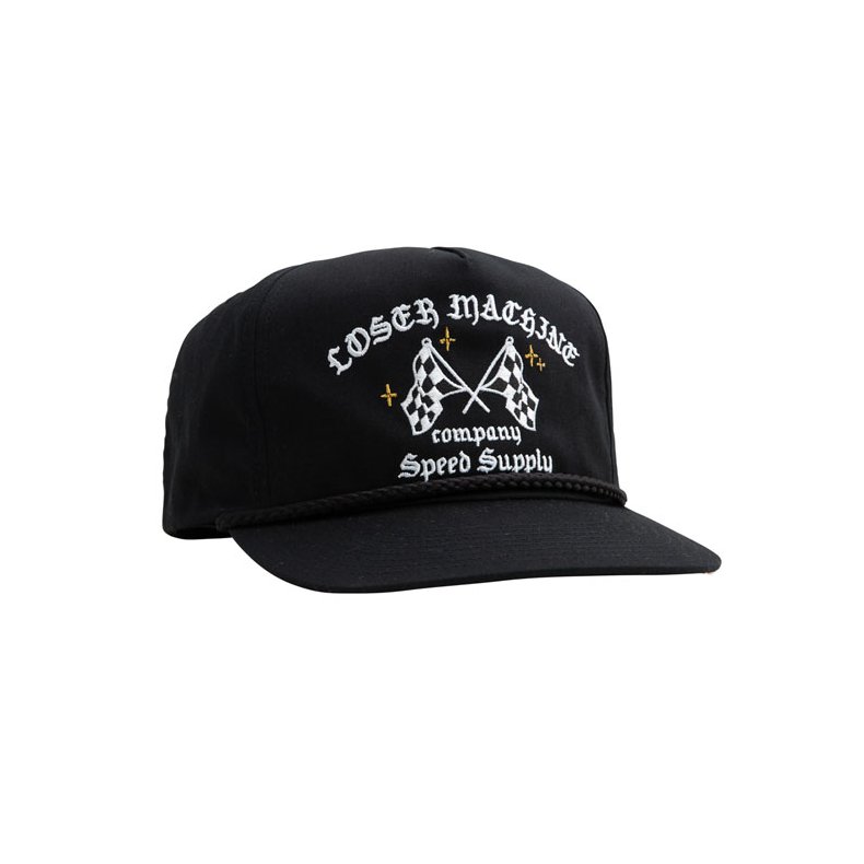 LOSER MACHINE SPEED SUPPLY CAP BLACK