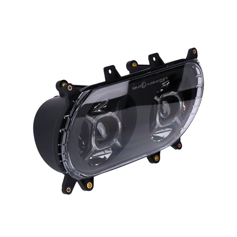 Bright, RG dual LED headlamp unit assembly. ECE &amp; DOT approved. 15-24 FLTR Road Glides