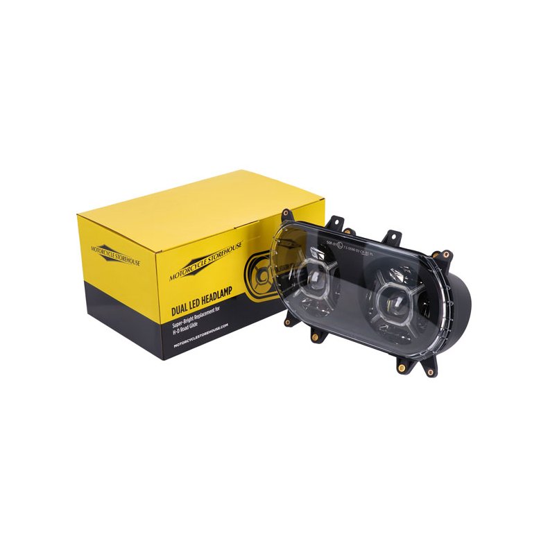 Bright, RG dual LED headlamp unit assembly. ECE &amp; DOT approved. 15-24 FLTR Road Glides
