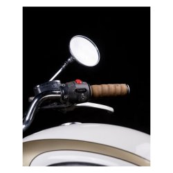 Trip Machine, leather handlebar grip wraps