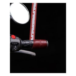 Trip Machine, leather handlebar grip wraps