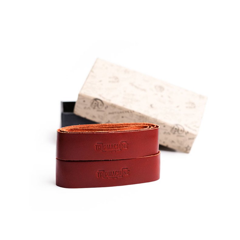 Trip Machine, leather handlebar grip wraps