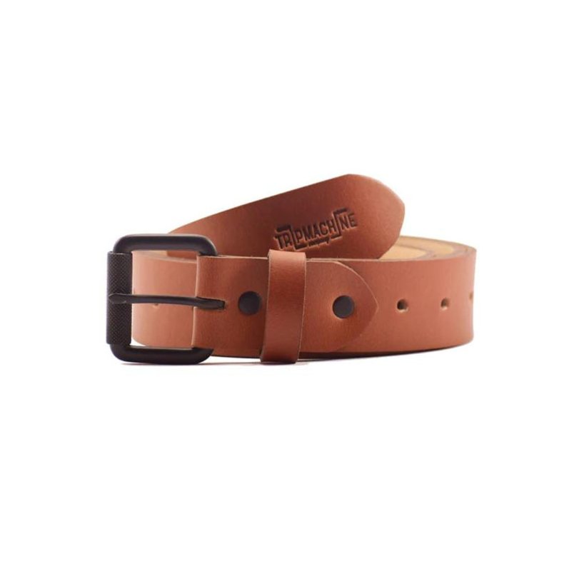 Trip Machine Belt Single pin vintage tan