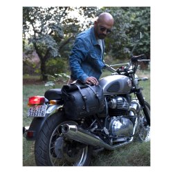 TRIP MACHINE OUTLAW SADDLEBAG , BRUN ELLER SORT