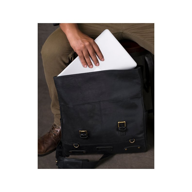 TRIP MACHINE OUTLAW SADDLEBAG , BRUN ELLER SORT