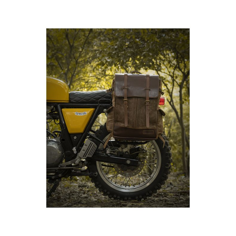 TRIP MACHINE RAMBLER BACKPACK , BRUN ELLER SORT