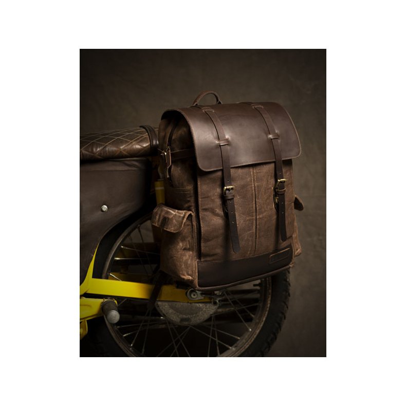 TRIP MACHINE RAMBLER BACKPACK , BRUN ELLER SORT