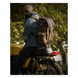 TRIP MACHINE RAMBLER BACKPACK , BRUN ELLER SORT