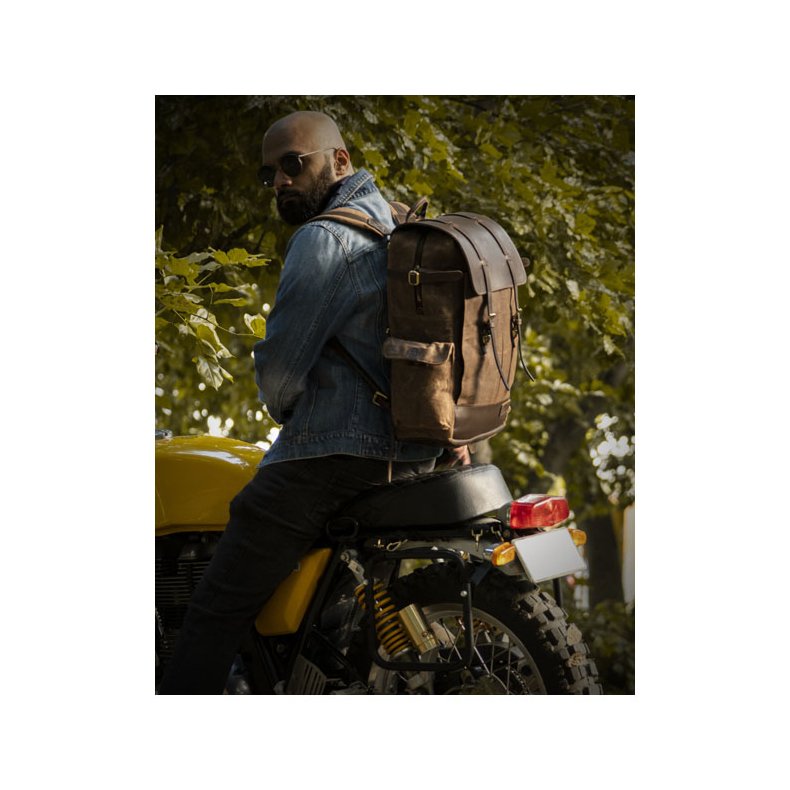TRIP MACHINE RAMBLER BACKPACK , BRUN ELLER SORT