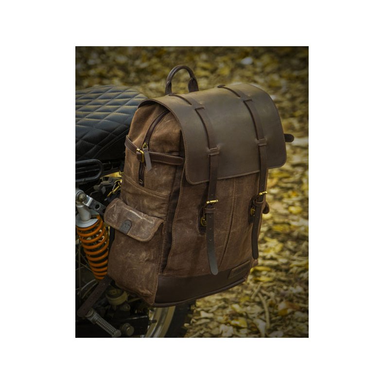 TRIP MACHINE RAMBLER BACKPACK , BRUN ELLER SORT