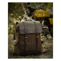 TRIP MACHINE RAMBLER BACKPACK , BRUN ELLER SORT