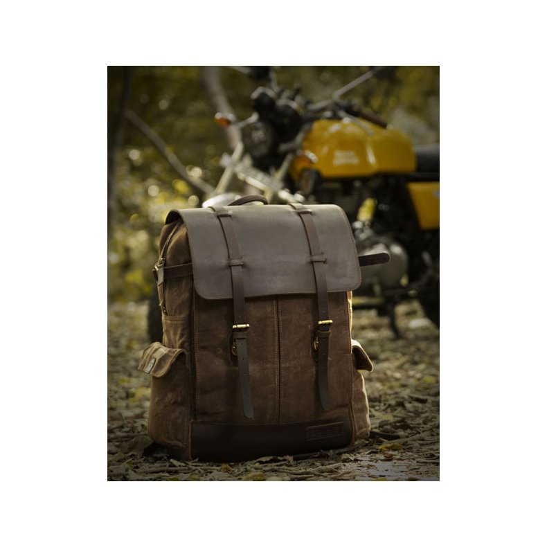 TRIP MACHINE RAMBLER BACKPACK , BRUN ELLER SORT
