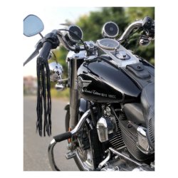 Trip Machine, leather grip tassels