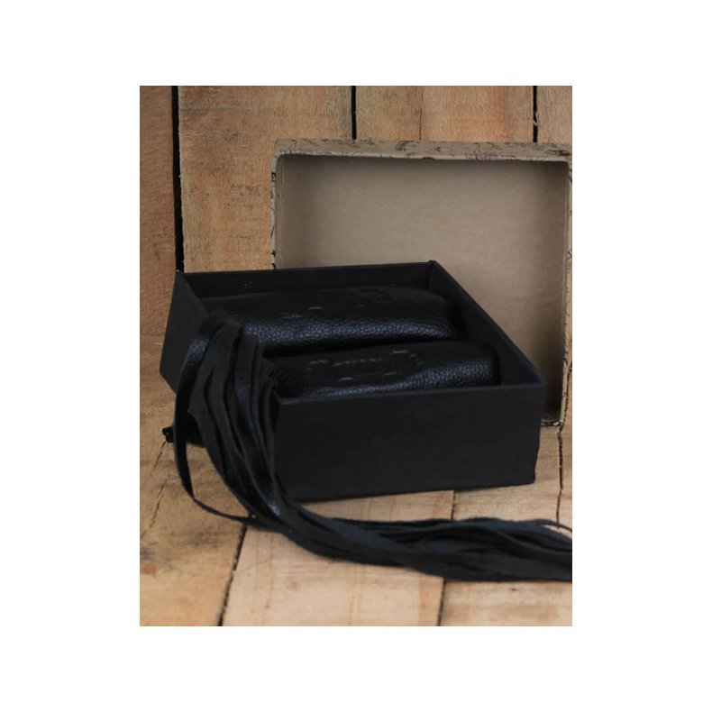 Trip Machine, leather grip tassels