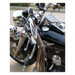 Trip Machine, leather grip tassels