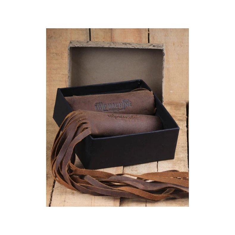 Trip Machine, leather grip tassels