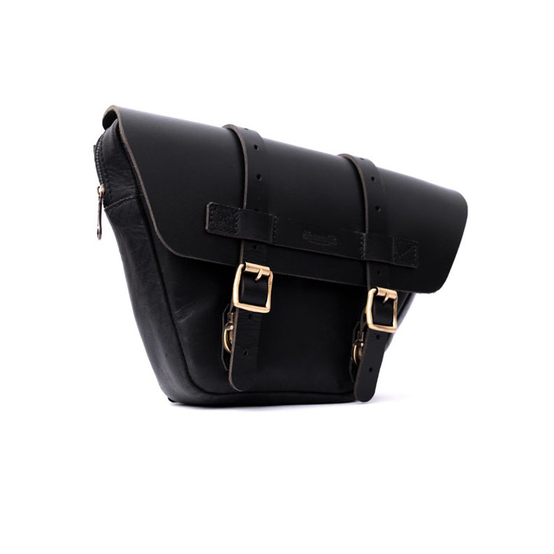 Trip Machine, Wingman side panel bag set. Black. 18-24 Royal Enfield 650 Twin; Universal