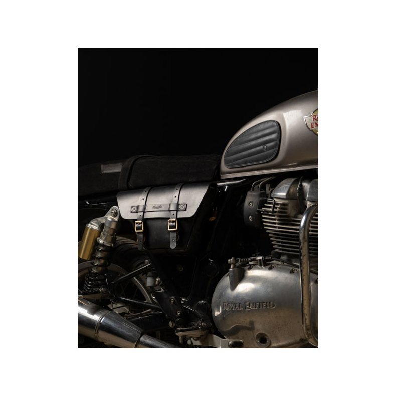 Trip Machine, Wingman side panel bag set. Black. 18-24 Royal Enfield 650 Twin; Universal
