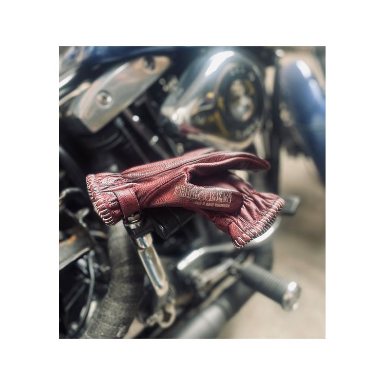 13 1/2 Loud Ride gloves burgundy