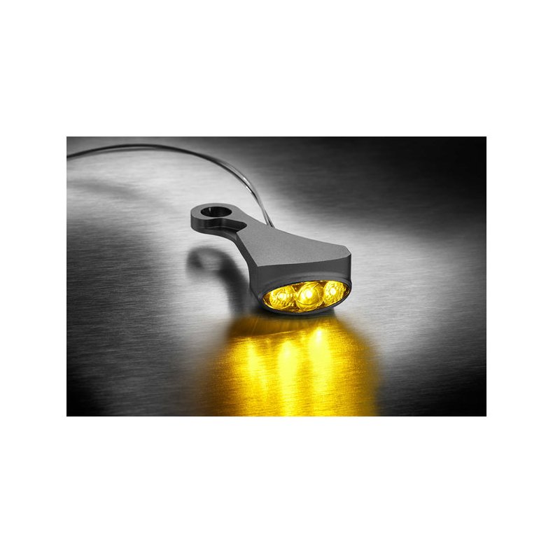 Kellermann, 'Dash M' turn signal. LED. 18-24 Softail