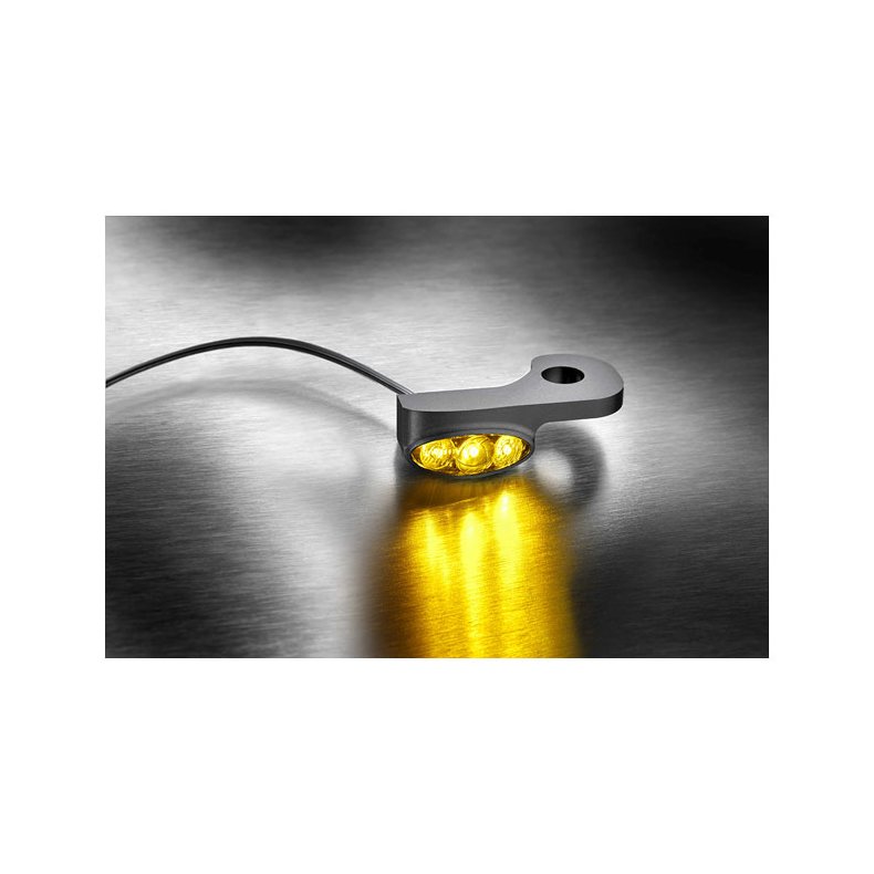Kellermann, 'Dash M' turn signal. LED. 18-24 Softail