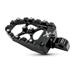 Burly, MX Evolution foot pegs. Black - All H-D with traditional male mount.