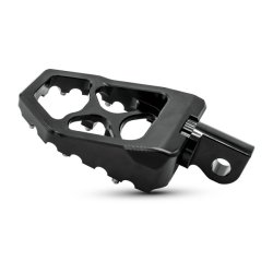 Burly, MX Evolution foot pegs. Black - All H-D with traditional male mount.