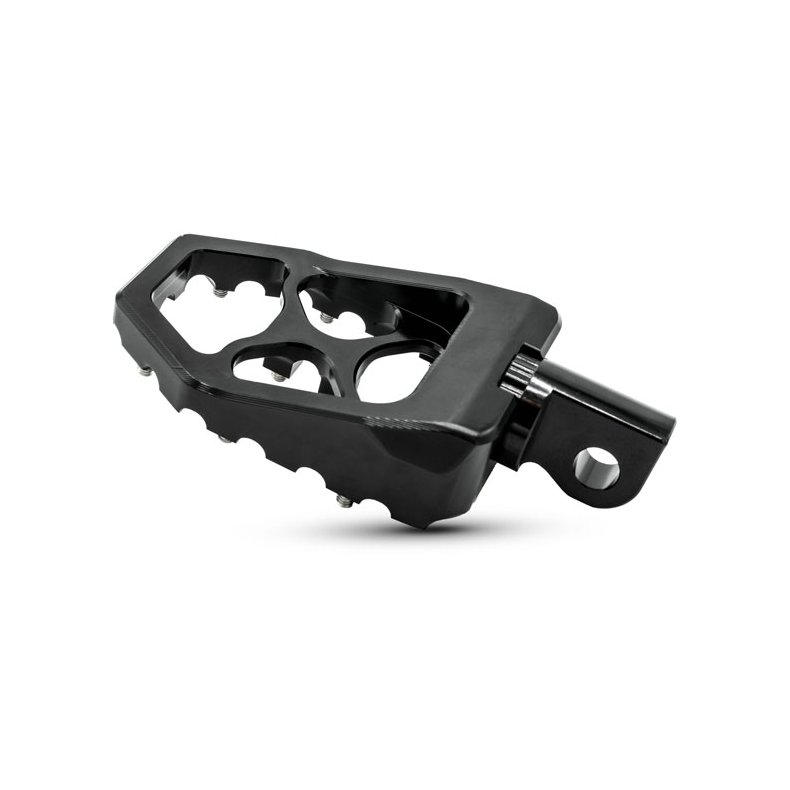 Burly, MX Evolution foot pegs. Black - All H-D with traditional male mount.