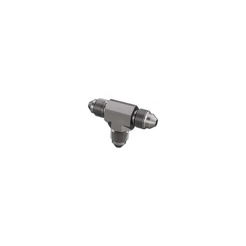 Goodridge, Male T-fitting. Highly polished stainless steel