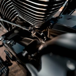 Gear arm forlnger. Kraus, M8 EZ-Shift ratio adapter. 18-25 Softail; 17-25 FLT/Touring