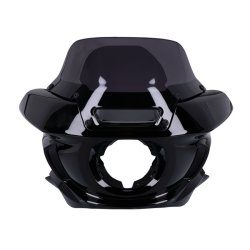 MCS, M8 low rider fairing kit OEM style unpainted gloss black 