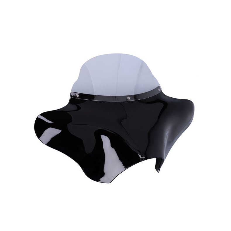 Outer batwing fairing kit fork mounted Unpainted gloss black
