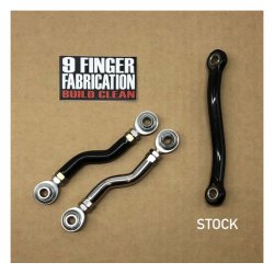 9Finger Fabrication, M8 mid-control brake linkage. 