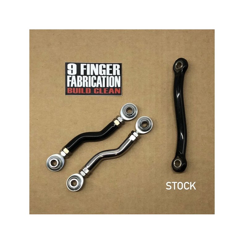 9Finger Fabrication, M8 mid-control brake linkage. 