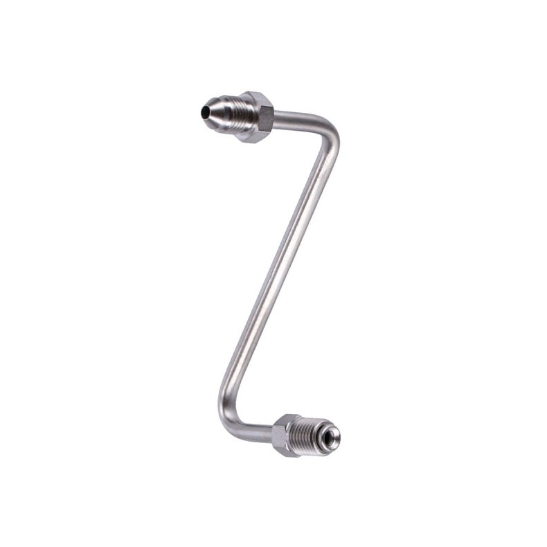Goodridge, 90 &amp; 125 angle, 'S-bend' adapter fitting. SS