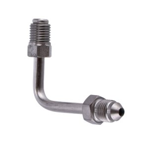 Goodridge, pipe fitting 90 degree bend. 