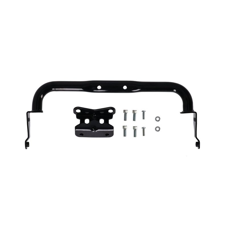 front fairing lower support bracket. Black
