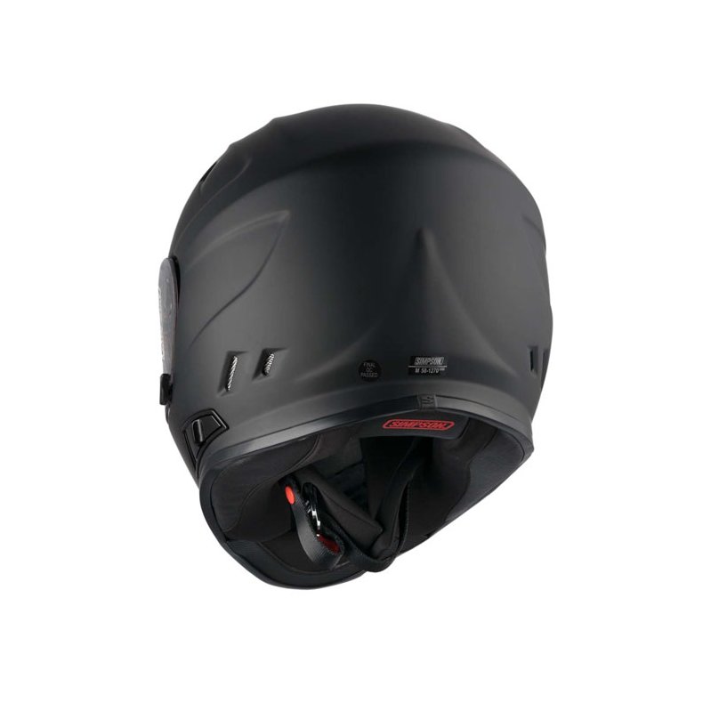 Simpson Venom helmet matt black