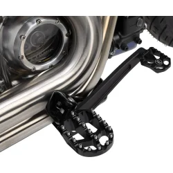 S&S CYCLE Brake Pedal mid-mount Black M8 Softail