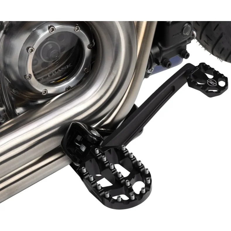 S&S CYCLE Brake Pedal mid-mount Black M8 Softail