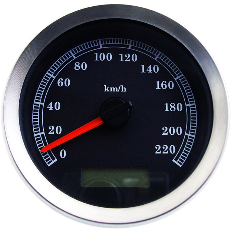 SPEEDOMETER BLK KPH XL, touring og fxd 