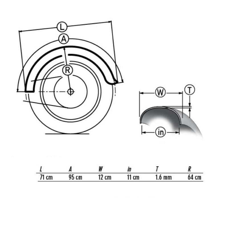 COPPER CHOPPER FENDERS (16 GA)